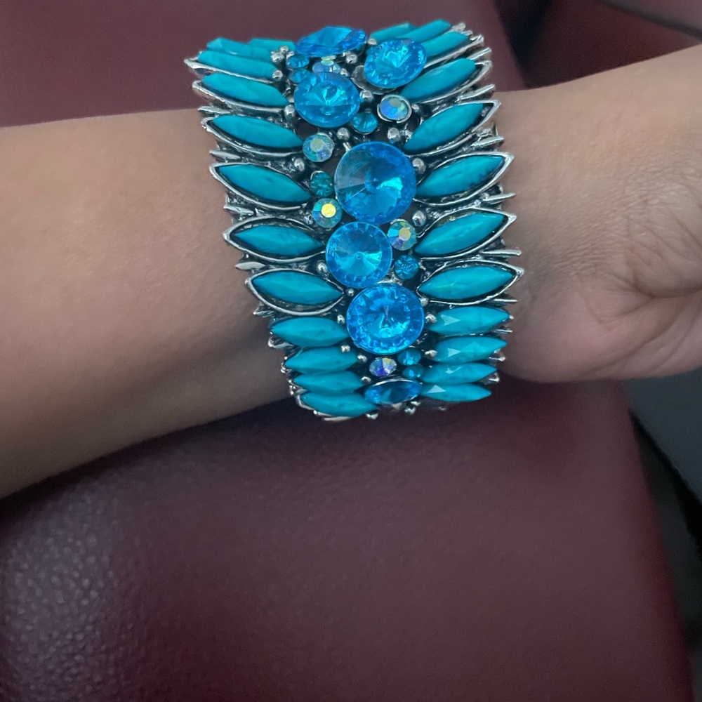 Beautiful Turquoise statement Cuff/Bangle